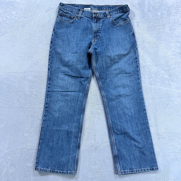 Carhartt Jeans Men's 36x30‎ Relaxed Fit Straight Work Pants 101483-980 Workwear